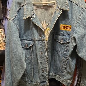 M&M'S Blue Denim Jacket with Yellow Patch